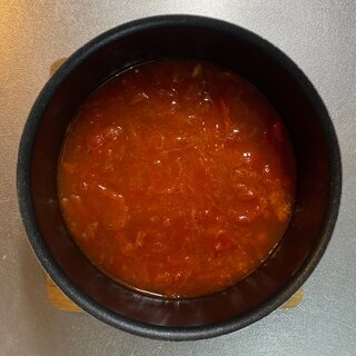 簡単！ミネストローネ風トマトスープ！